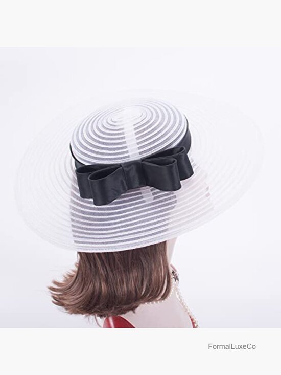 Vintage Fascinator Derby Hat Headpiece Horse Racing Church Wedding main image 2